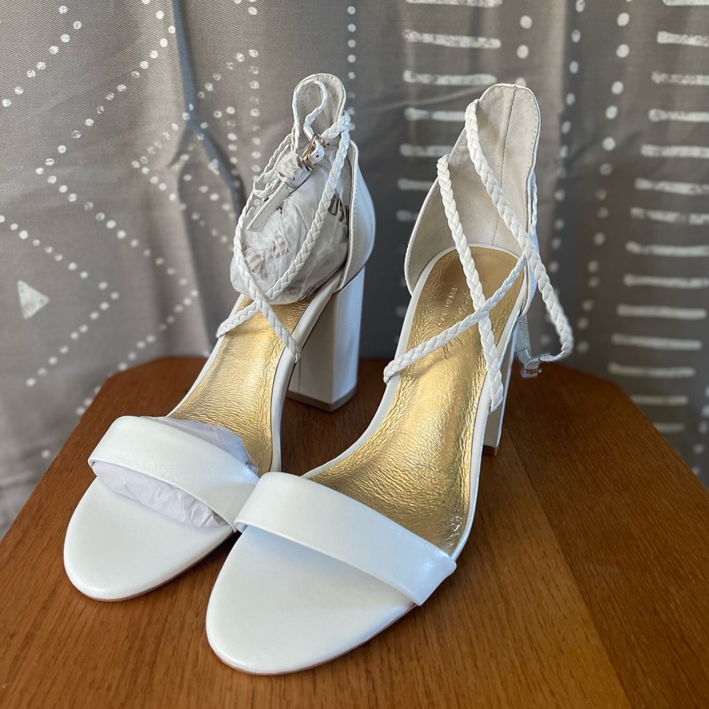 White Forever Soles Wedding Shoe